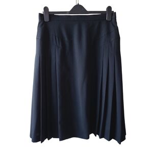 Elegant Black Pleated Skirt